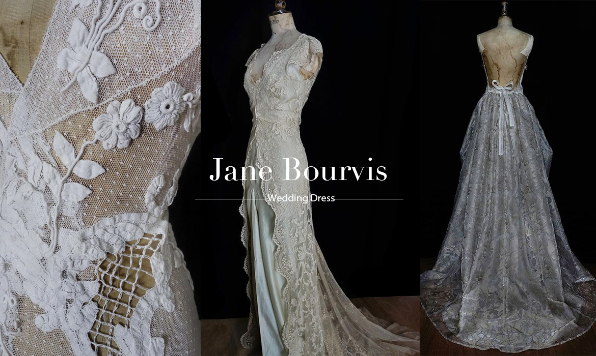 满载浪漫绮想的复古设计：英国婚纱品牌 Jane Bourvis 以古典风情赞颂幸福
